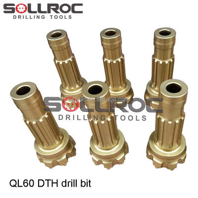 Sollroc 5''-150mm Carburized Steel DTH Drill Bit for Water Well Drilling and Mining